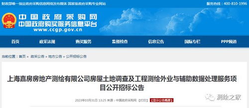 280万元 房屋土地调查及工程测绘外业与辅助数据处理服务项目